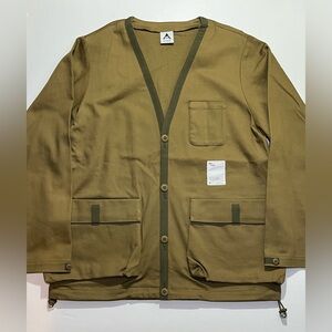 NWOT Men’s Wasted Collective Cargo Style Long Sleeve Cardigan Jacket, XL